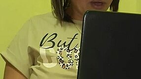 My stepmom catches my bad grades and punishes with her fat tits creampie fuck