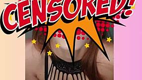 skinny long haired redhead sol megan fire strips in sheer lingerie teasing homemade exhibitionist dance