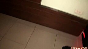 Amateur Thai ladyboy candy takes bareback pounding cumshot!