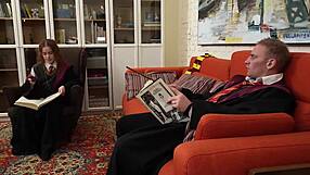 passion spell: my magic wand pounds her shaved pussy cowgirl to facial cumshot