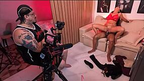 brazilian latina whore backstage with monster cock anal pounding behind scenes