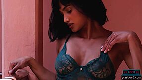 Wow, indian milf angel constance strips to flaunt her massive boobs and juicy curves!