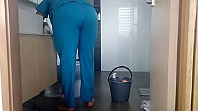 Chubby Maid Bends Over Big Ass Fucked Doggystyle!