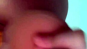 Homemade close-up anal double penetration with huge dildo stretches big ass wide