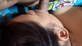 indonesian milf begs for quick pussy fuck before husband returns home unexpectedly