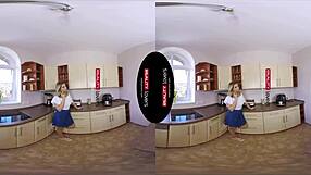 Blonde Bent Over Receives Intense Pussy Fix From Reality Lovers