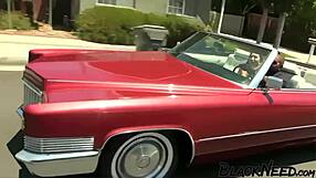 brunette amateur chokes gagging deep on massive bbc with sloppy ebony throat