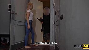 the sultry russian blonde discovers her submissive side pays off her debts hard