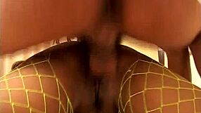 Chubby Ebony Racks Bounce in Big Black Cock Action