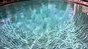 we skinny dip in hawaii kai private pool then shower hairy pussy beaver