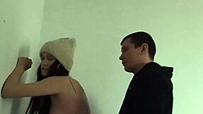 Quick entrance fuck with classmate ends in mouth cumshot!