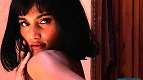 Wow, indian milf angel constance strips to flaunt her massive boobs and juicy curves!