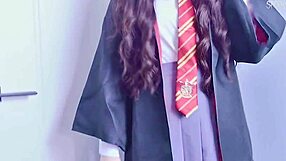 i needed harry potter's big dick to cure my study burnout as hermione granger with big tits
