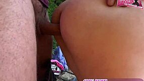 german teen picked up at mallorca beach for outdoor anal pounding