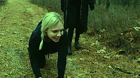 hey you two pervs dragging that bubble butt milf deep into the forest for kinky anal submission... wild right?