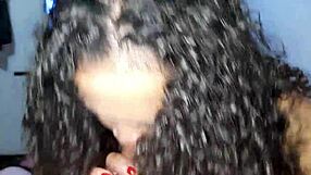 Shh, quick homemade sex with curvy latina neighbor while family is right outside listening