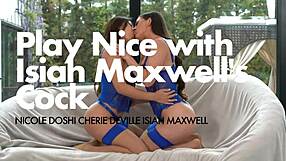 cherie deville and nicole doshi threesome with isiah maxwell 🔥💦
