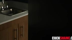 hey cuck, spy on your cheating wife riding her lover while you watch