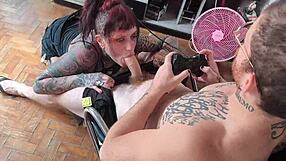 Skip video games and pound my wet tattooed ass pussy instead?