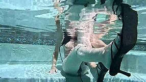 we skinny dip in hawaii kai private pool then shower hairy pussy beaver