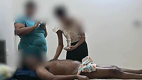 😏 Handjob flash turns into steamy spa happy ending massage! 🍆💦