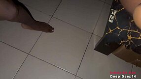 Chubby Ebony Roommate Begs Hard Fuck in Dorm Casting Interview