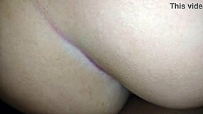 blonde beauty bends for john hancock's back shots.