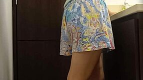 imagine spying on this hot venezuelan nurse milet peeing publicly in her miniskirt on hidden cam