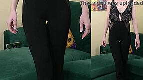 Kit Summers Models Skinny Leggings and Tall Natural Tits in Cute Casting Interview