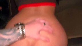 latina whore rides cowgirl in car with best friend post uni