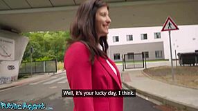 polish milf boss caught sucking big dick sloppy outdoors public pov agent