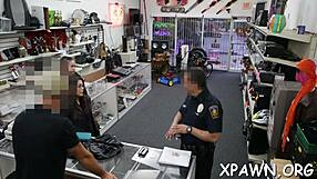 horny shop slut begs for rough cock pounding in store hardcore fuck