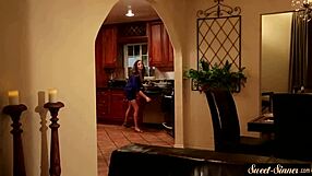 Pussy-Licked Stepmom Bent Over and Banged Doggystyle by Horny Son-in-Law