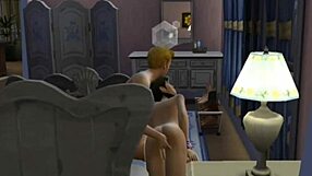 Sims Family Assfucks with Big Tits Pussy Play