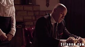 Boss Dominates Petite Secretary Jill Kassidy With Rough Office Spanking And Facial!