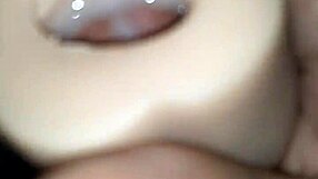 guy strokes massive long thick cock closeup view