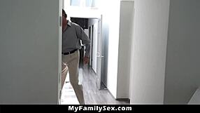 Stepdad Punishes Smoking Stepdaughter with Monster Cock Lick Pussy Doggystyle Missionary Till Cum