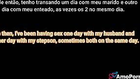 she's been secretly giving it up to her stepson right under her husband's nose in this steamy brazilian tale