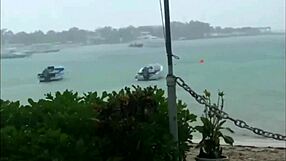 exhibitionist wife Stefanie Mafra takes BBC pounding on nude beach as voyeurs watch