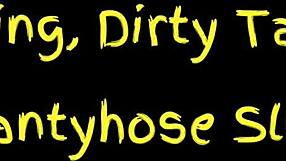 Teasing Dirty Talking Pantyhose Milf Slut in Closeup Shaved Pussy