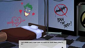 dc comics unlimited pt74: clown slut teen blows monster cock then rough fucked 😈💦