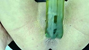 PISS SLUT MILF Gapes Asshole with Huge Insertions and Squirts!