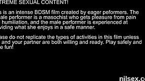 Hot kitten's tight asshole gets brutally fisted and fucked in asylum