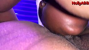 come eat my juicy ebony pussy while i ride this big black cock please