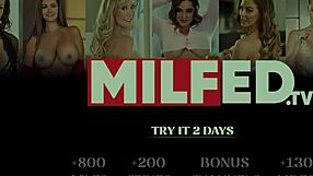 busty milf teacher sneaks her hand on my throbbing cock in classroom grope