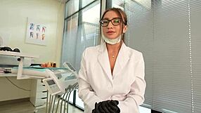 Slutty Doctor's Dentist Office BJ Cowgirl Sex Contest?