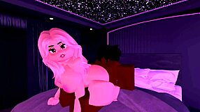 Blonde babe hops on that huge black shaft for a wild ride around town