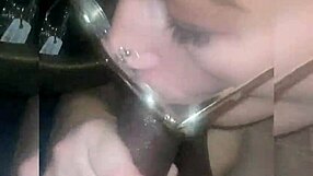 influencer sneaks sloppy deepthroat road head cheating on boyfriend outdoors