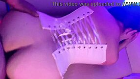 I paid this sexy waitress to fuck me hard in the hidden bar room while everyone parties outside