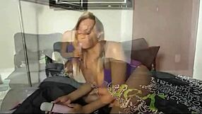 Sara Jay's milf pussy gets licked deep in lesbian rimjob orgasm frenzy